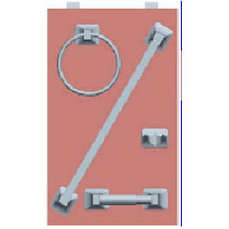 Homewerks POGPODTV107 Bath Hardware Accessories Display- Cherry 113118